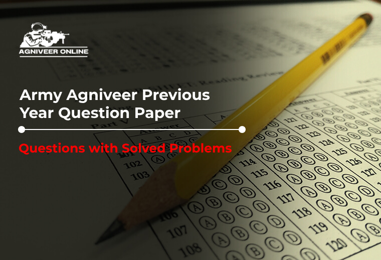 Army Agniveer Previous Year Question Paper